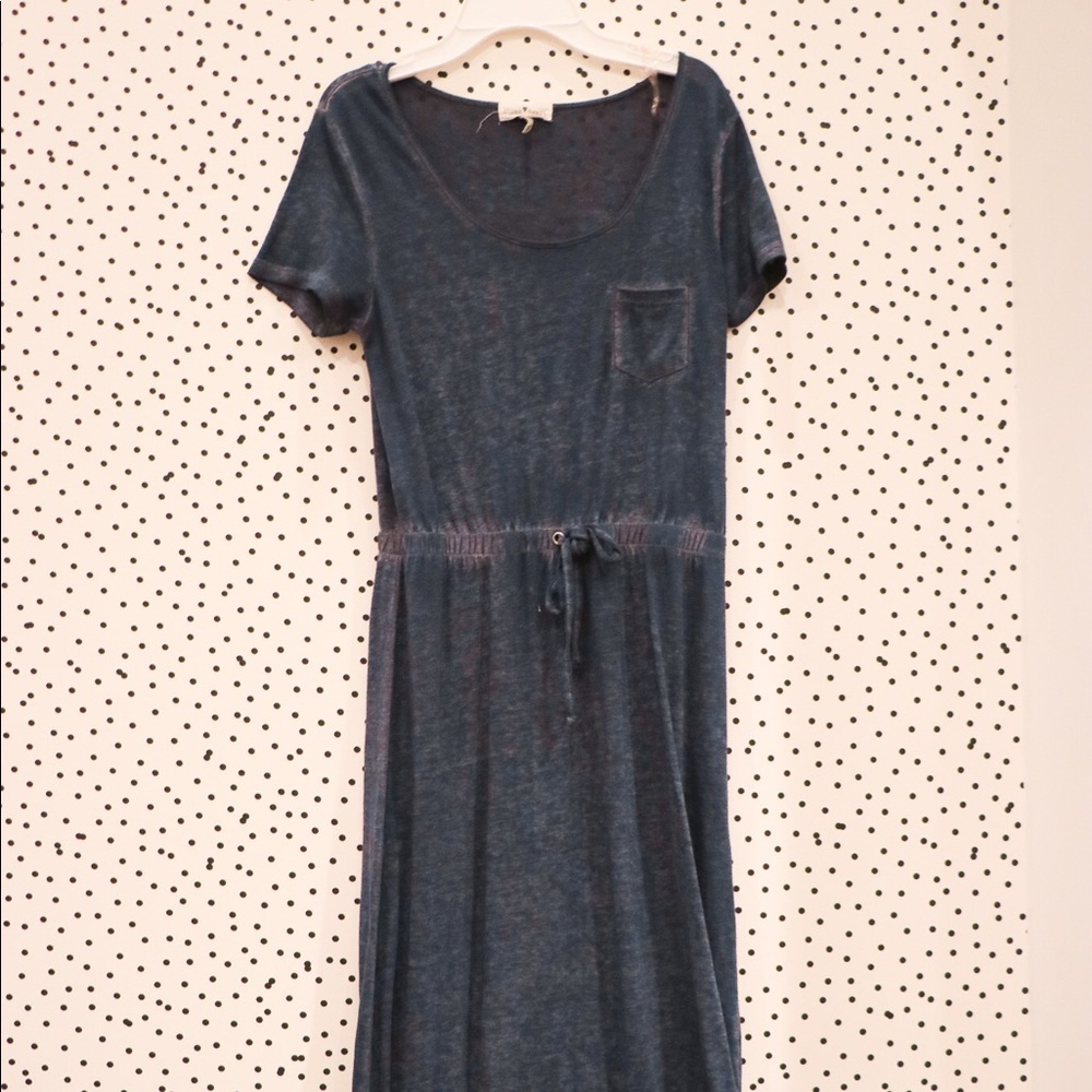 Blue maxi dress